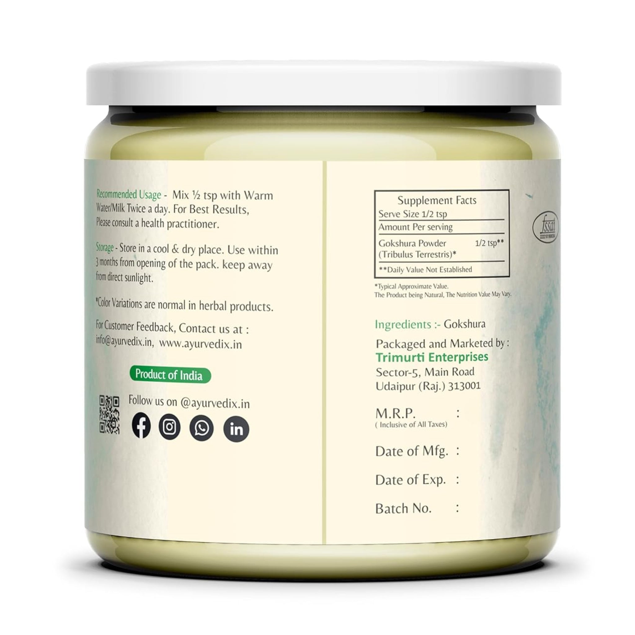 GOKSHURA | VITALITY & POWER (Powder)