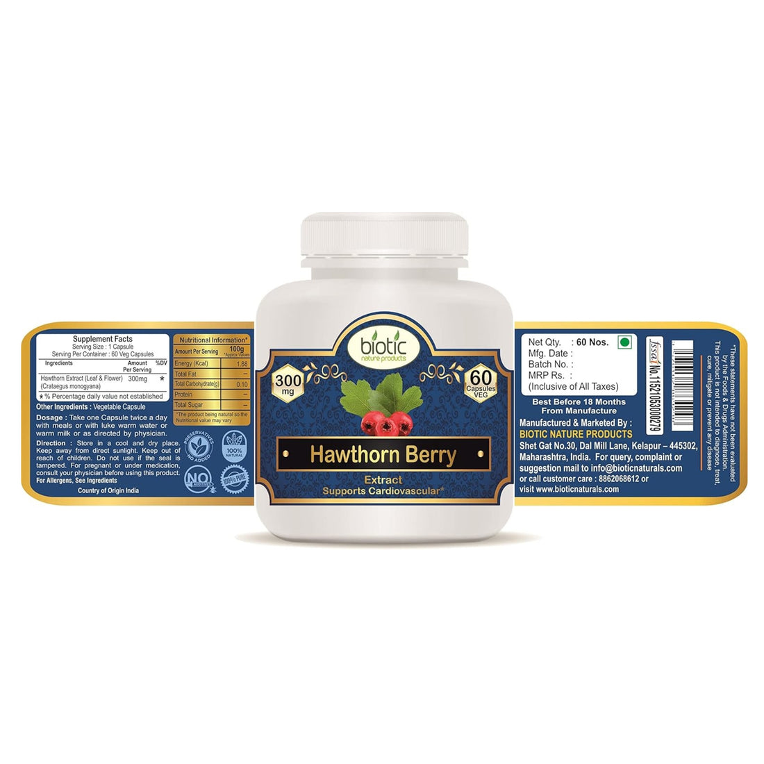 HAWTHORN | THE HEART HERB (Capsules)