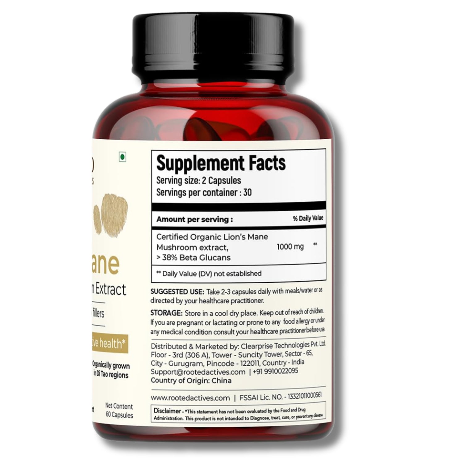 LION’S MANE | MINDFULNESS (Capsules)